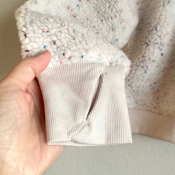 \All in Motion\ NWT Faux Shearling Pullover in Authentic Cream - Picture 9 of 15